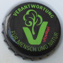 Kronkorken Voelkel Deutschland 2019 2010er schwarz Verantwortung für Mensch und Natur Voelkel