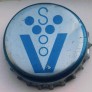 Kronkorken Vals Schweiz 1980 1980er silber V S
