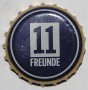 Kronkorken Gaffel Deutschland 2014 2010er blau 11 FREUNDE