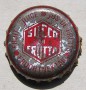 Kronkorken Succo di Frutta Italien 1976 1970er silber Succo di Frutta Fruit Juice Jus de Fruits Fruchtnektar contrassegno iva B/1 made in Italy ala frutta alfonsine Ravenna