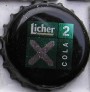 Kronkorken Licher Deutschland 2010 2010er grün Licher X 2 Cola