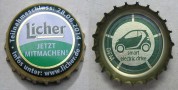 Kronkorken Licher Deutschland 2014 2010er weiß Licher jetzt mitmachen! Infos unter: www.licher.deTeilnameschluss: 28.06.2014