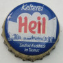 Kronkorken Heil Deutschland 2015 2010er blau Heil Kelterei Laubus-Eschbach im Taunus