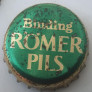 Kronkorken Binding Deutschland 1970 1970er grün Binding Römer Pils