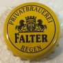 Kronkorken Falter Deutschland 2014 2010er gelb Privatbrauerei Falter Regen