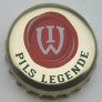 Kronkorken Wernesgrüner Deutschland 2016 2010er gold WI Pils Legende