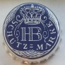 Kronkorken Hofbräu Deutschland 2016 2010er blau HB Schutzmarke