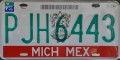 Nummernschilder / Kfz-Kennzeichen Mexiko 1999 1990er Michoacan