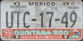 Nummernschilder / Kfz-Kennzeichen Mexiko 2002 2000er Quintana Roo