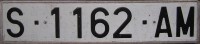 Nummernschilder / Kfz-Kennzeichen Spanien 1987 1980er