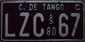Nummernschilder / Kfz-Kennzeichen Chile 1980 1980er