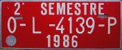 Nummernschilder / Kfz-Kennzeichen Spanien 1963 1960er