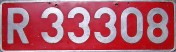 Nummernschilder / Kfz-Kennzeichen Island 1937 1930er