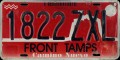 Nummernschilder / Kfz-Kennzeichen Mexiko 1998 1990er Tamaulipas Front