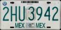 Nummernschilder / Kfz-Kennzeichen Mexiko 1998 1990er Mexico