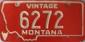 Nummernschilder / Kfz-Kennzeichen USA 1959 1950er Montana MT