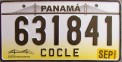 Nummernschilder / Kfz-Kennzeichen Panama 2004 2000er Cocle