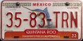 Nummernschilder / Kfz-Kennzeichen Mexiko 2010 2010er Quintana Roo