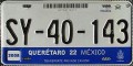 Nummernschilder / Kfz-Kennzeichen Mexiko 2008 2000er Queretaro