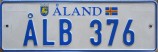 Nummernschilder / Kfz-Kennzeichen Åland 1992 1990er