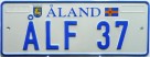 Nummernschilder / Kfz-Kennzeichen Åland 1992 1990er