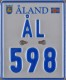 Nummernschilder / Kfz-Kennzeichen Åland 1992 1990er