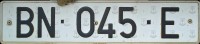 Nummernschilder / Kfz-Kennzeichen Äquatorialguinea, Rep. 1987 1980er