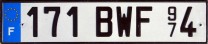 Nummernschilder / Kfz-Kennzeichen Réunion 2003 2000er
