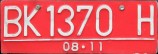Nummernschilder / Kfz-Kennzeichen Indonesien 1977 1970er