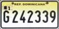 Nummernschilder / Kfz-Kennzeichen Dominikanische Republik 2003 2000er