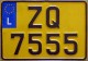 Nummernschilder / Kfz-Kennzeichen Luxemburg 2003 2000er
