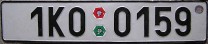 Nummernschilder / Kfz-Kennzeichen Tschechische Republik 2001 2000er