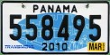 Nummernschilder / Kfz-Kennzeichen Panama 2010 2010er