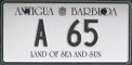 Nummernschilder / Kfz-Kennzeichen Antigua & Barbuda 2000 2000er