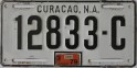 Nummernschilder / Kfz-Kennzeichen Niederländische Antillen 1977 1970er Curacao