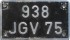 Nummernschilder / Kfz-Kennzeichen Frankreich 1950 1950er