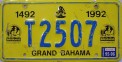 Nummernschilder / Kfz-Kennzeichen Bahamas 1992 1990er