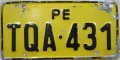 Nummernschilder / Kfz-Kennzeichen Peru 1995 1990er
