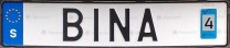 Nummernschilder / Kfz-Kennzeichen Schweden 2002 2000er
