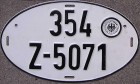 Nummernschilder / Kfz-Kennzeichen Deutschland 1948 1940er