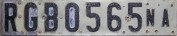 Nummernschilder / Kfz-Kennzeichen Guinea-Bissau, Republik 1989 1980er