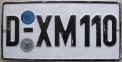 Nummernschilder / Kfz-Kennzeichen Deutschland 1956 1950er