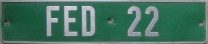 Nummernschilder / Kfz-Kennzeichen Tschad, Republik 1983 1980er NGO