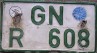 Nummernschilder / Kfz-Kennzeichen Deutschland 1956 1950er