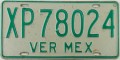 Nummernschilder / Kfz-Kennzeichen Mexiko 1992 1990er Veracruz