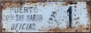 Nummernschilder / Kfz-Kennzeichen Argentinien 1933 1930er Santa Fe
