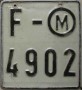 Nummernschilder / Kfz-Kennzeichen Malta 1979 1970er