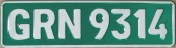 Nummernschilder / Kfz-Kennzeichen Namibia, Republik 1990 1990er