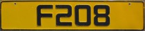 Nummernschilder / Kfz-Kennzeichen Falklandinseln 1983 1980er