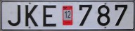 Nummernschilder / Kfz-Kennzeichen Schweden 2002 2000er